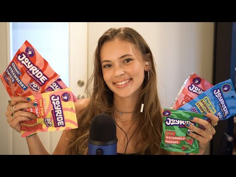 ASMR | Chewy Candy Mukbang 🍬🍭 (I tried Ryan Trahan's New Candy Brand!)