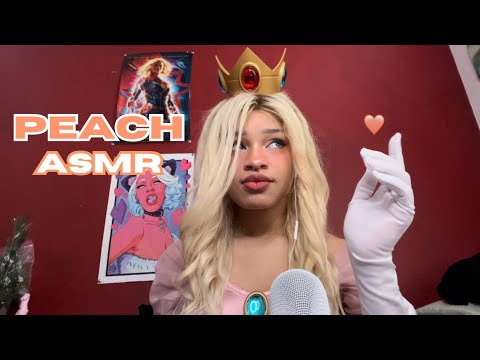 Peach Triggers!🍑✨Princess Peach, Scratching, Glove Sounds, Collarbone Tapping, TTDEYE Unboxing ASMR