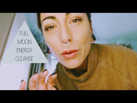 POV Reiki | Full moon energy cleanse | Close up whispered guidance | Full moon in Virgo ♍️