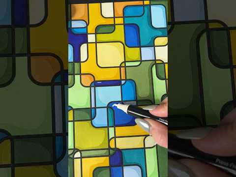 ASMR Satisfying Coloring Thursday 💙 #coloring #asmrsounds #ohuhumarkers #oddlysatisfyingvideos