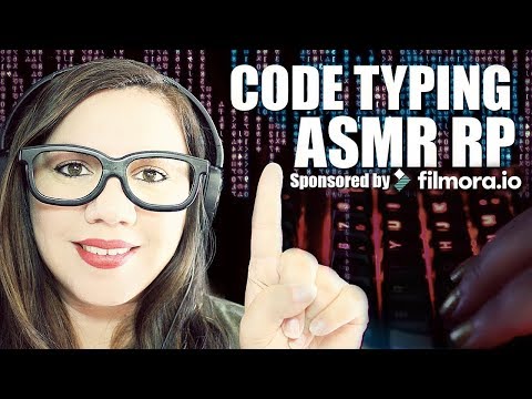 ASMR MECHANICAL KEYBOARD CODE TYPING ROLEPLAY