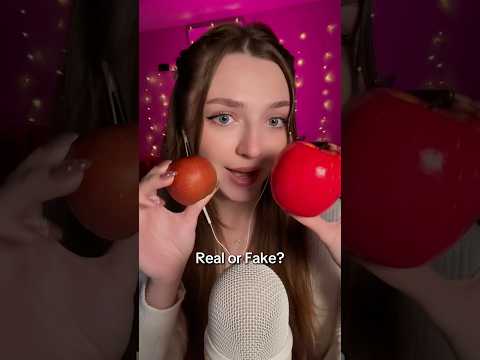 Real or Fake? #asmr #asmrsounds #asmrrelax #asmrtingles #asmrwhispers #asmrsleep #relax #tingles