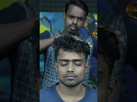 No Talking  Head Massage With Satisfying Neck Cracking #shorts