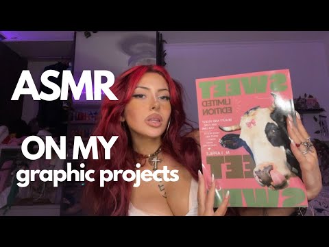 ASMR - ABOUT MY ACADEMIC GRAPHIC PROJECTS✨💗