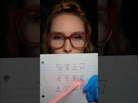 ASMR EYE EXAM 🤓