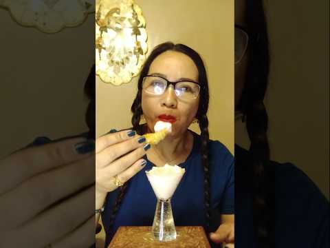 CHICHARON WITH YOGURT #shortsfeed #food #mukbanginternational #eating #asmrsounds #everyone #asmr