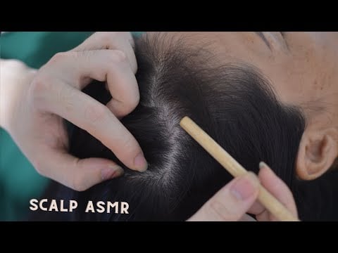ASMR Tingly Scalp Scratching And Hair Combing On Real Person, Sounds For Relieve Stress