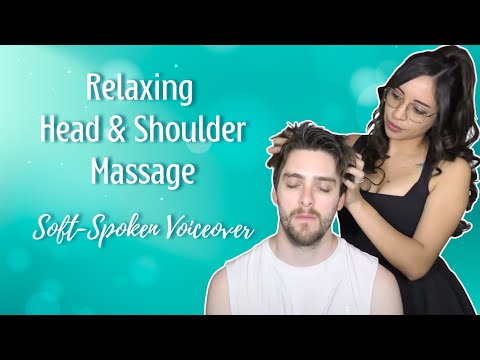 Ultimate Head & Shoulder Massage | Soft-Spoken ASMR Voice for Deep Sleep & Stress Relief