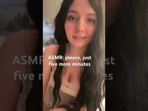 just five more minutes 🤍#asmr #sleepasmr #flirtyasmr #comfort #whisper