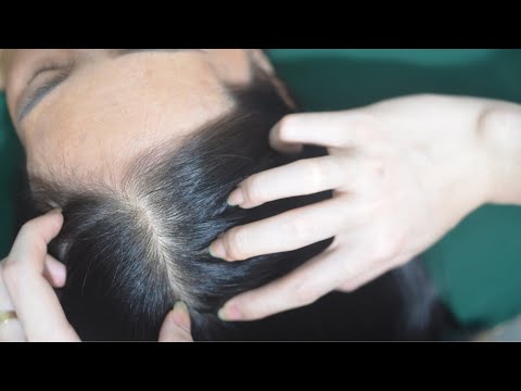 ASMR Tingle Hair Sound ( Hair Parting, Hair Combing & Scalp Scratching ) For Anxiety Relief
