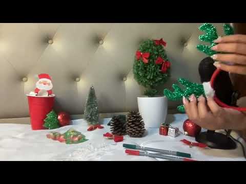 ASMR  Christmas🎄🎅🏻 ( tringgers sounds)