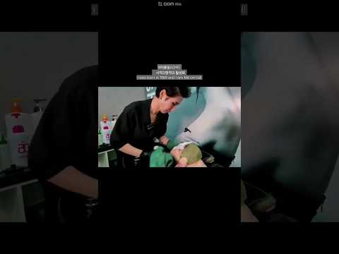 #미용실ASMR 시각과청각의 활성화 # 매직셋팅 곱슬모 결정리와 하단 s컬 생동감 있게 ~#Beauty salon ASMR visual and auditory activation