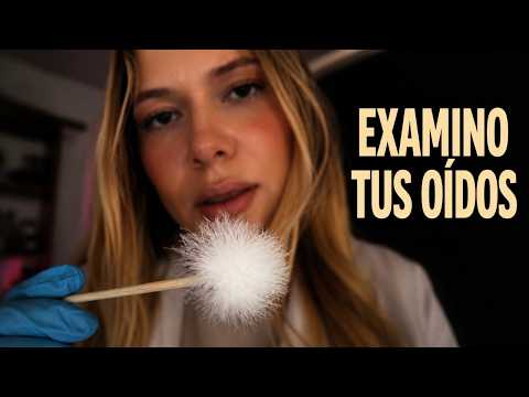 ASMR Te examino los oídos 👩🏼‍⚕️ Roleplay REALISTA 👂🏻