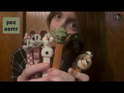 asmr with pez dispensers! 🐭 lofi tapping, scratching, rambles! 🖤