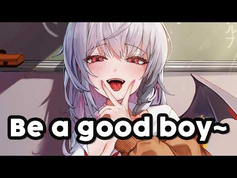 Vampire Teacher Claims You as Hers ♡ [F4A] [FDom] [Possessive] [Teasing] [Comfort] ASMR Roleplay