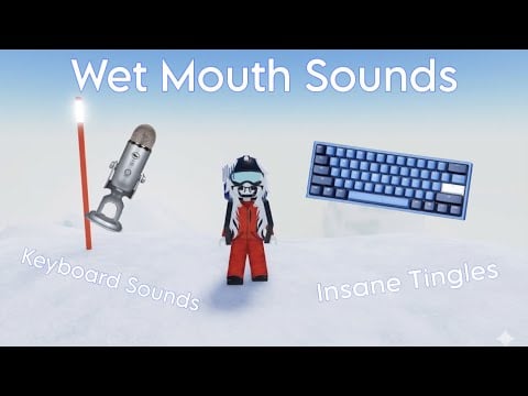 Roblox ASMR ~ Mouth Sounds & Keyboard Sounds ⌨️￼👅