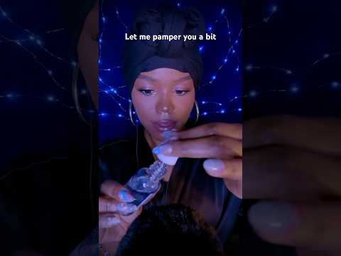ASMR Hair Brushing and Skincare On You #asmr #asmrtingles #shorts