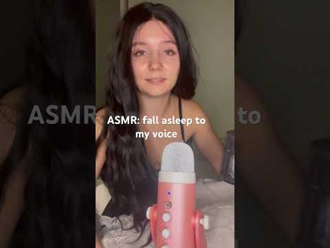 fall asleep to my voice 🤍#asmr #girlfriendasmr #whisper #cozyasmr #tingles