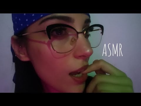 ASMR Spelling words with spit on your face💆