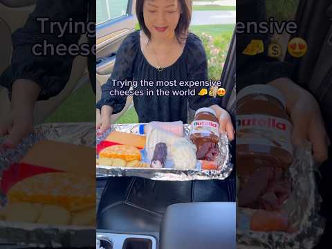 Trying the most expensive cheeses in the world… #cheese #food #eating