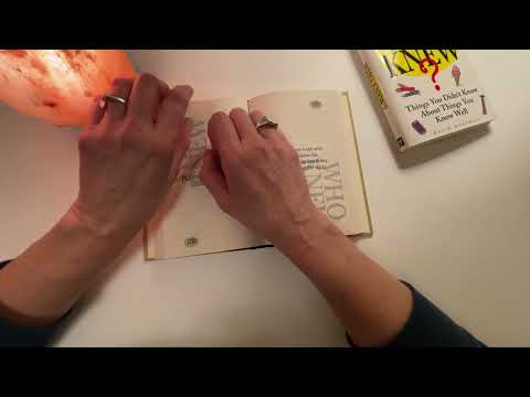 Who Knew Fact Book Flip Through and Chit Chat Personal Stories ~ ASMR Soft Spoken