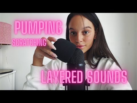 ASMR | Mouth sounds | mic pumping | mic scratching