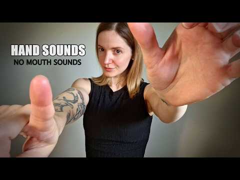 ASMR pure Hand Sounds and Movements - no Mouth Sounds - whispering for depp Sleep and Relaxation