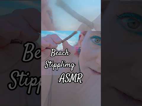 Beach Stippling  #asmr #relax #asmrnature #stipple #asmrstipple