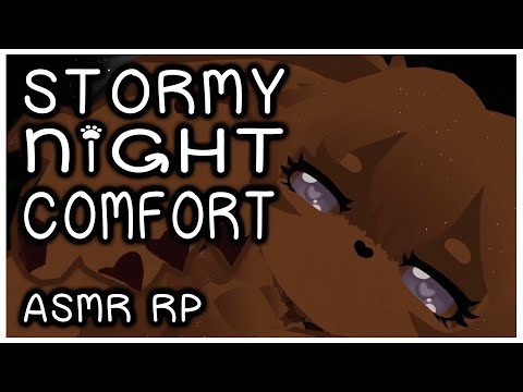 Comforting You During a Rainstorm [VR ASMR][Rainstorm][Thunderstorm][Cuddles and pets] [Whispering]