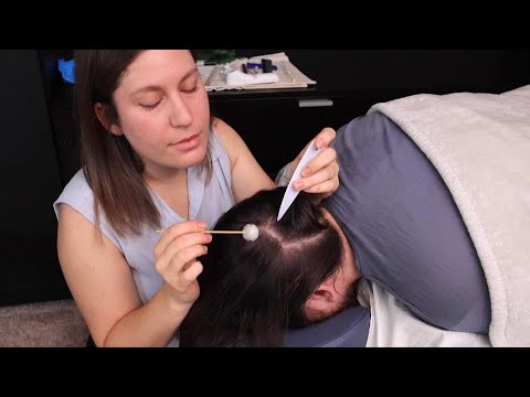 [ASMR] Scalp Skin Mapping, Sensory Testing & Treatment ("Intentional, Unintentional" Relaxing ASMR)