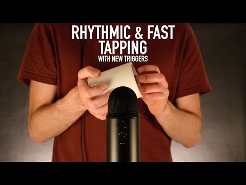 ASMR Rhythmic & Fast Tapping With New Triggers (No Talking)