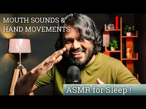 ASMR Mouth Sounds And Hand Movements for Sleep