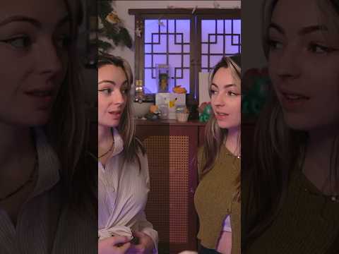 ASMR avec ma Jumelle 👯‍♀️ #asmr #relax #triggersforsleep