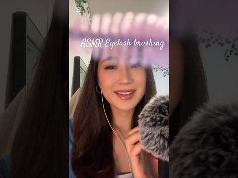 ASMR Slow Brushing your lashes till you fall asleep 😴💗 #asmr