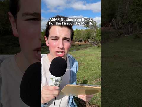 ASMR Getting You Ready For the First of the Month #asmr #wakeup #firstofthemonth