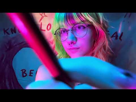 ASMR drawing on your face (personal attention)