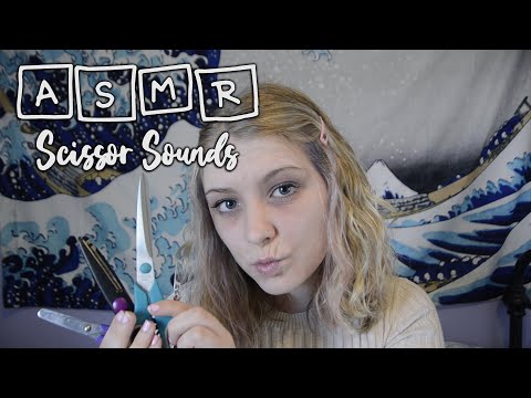 ASMR│Scissor Sounds! Snipping and Cutting