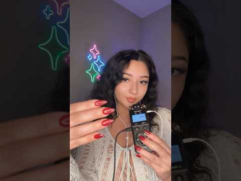 ASMR do you see the red nails? Do you like them? 💅