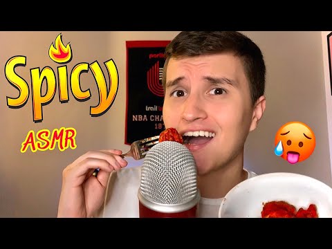 [ASMR] SPICY Food Chicken Nuggets Eating Mukbang 🔥💤