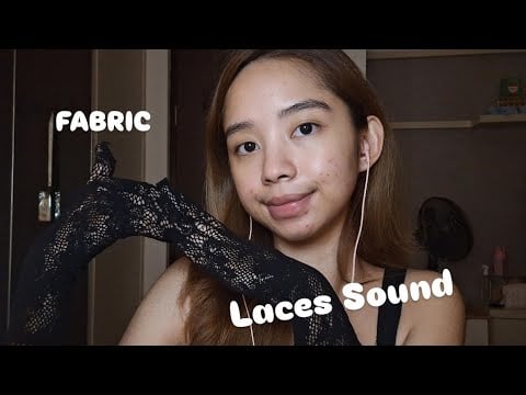 Extremely Soft Lace Fabric 🤍 ASMR Rubbing & Scratching