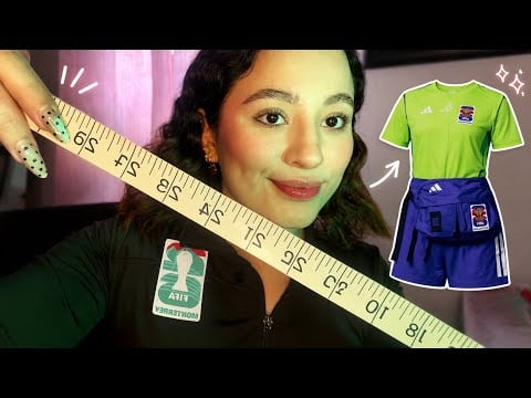 TE TOMO MEDIDAS PARA TU UNIFORME DEL MUNDIAL | ASMR Roleplay Español