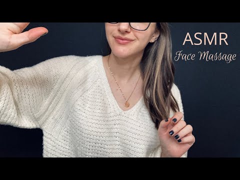 ASMR Relaxing Face Massage l Soft Spoken, Personal Attention