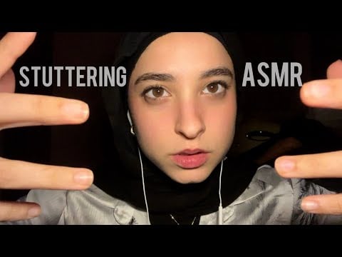 ASMR Stuttering and Anticipatory Breathy Whispers👄🌬️| ASMR Foam Mic Pumping & Scratching