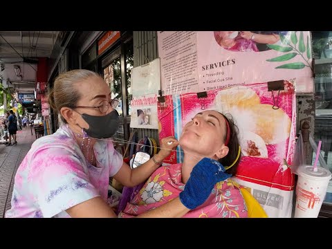Volví con la señora del MASAJE con GUA SHA: Full FACIAL CALLEJERO 💆