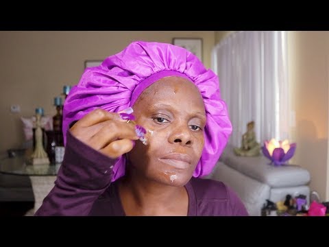 Before Makeup Wig Routine ASMR Tarte Maracuja Oil Preparing Braids | Trident