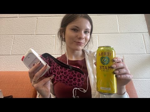 LOFI ASMR SCHOOL LIBRARY what’s in my bag, no talking 🤫🤫