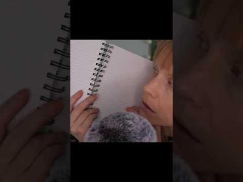 Tyhjä sivu🤍👁️ #asmrsuomi #notebook #asmr #whispering #asmrshorts