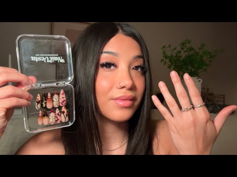 ASMR| This Brand Deal Made Me Cry 😭 Story Time + Nails 💅 (rambling whispers)