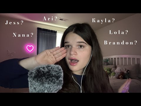 When I Say YOUR Name You Can Sleep- Part 3! [Over 100+ Names!]
