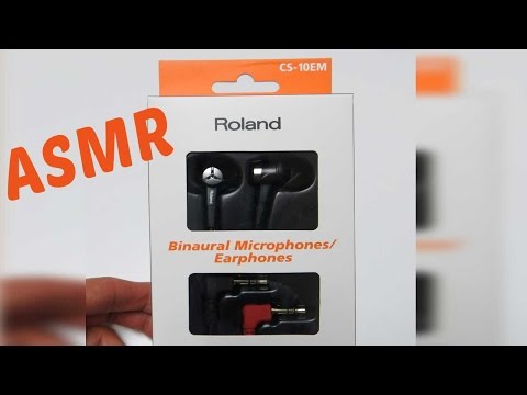 ASMR Unbox Roland-CS10EM Binaural Microphone - TimeASMR